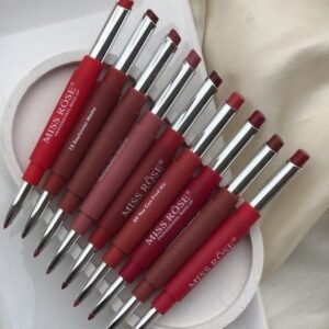 Miss Rose Matte Lip Crayon Set of 6 – Multi-Shade Lipstick Collection